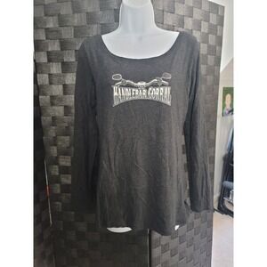 Handlebar‎ Corral Long Sleeve Black T-shirt size Large
